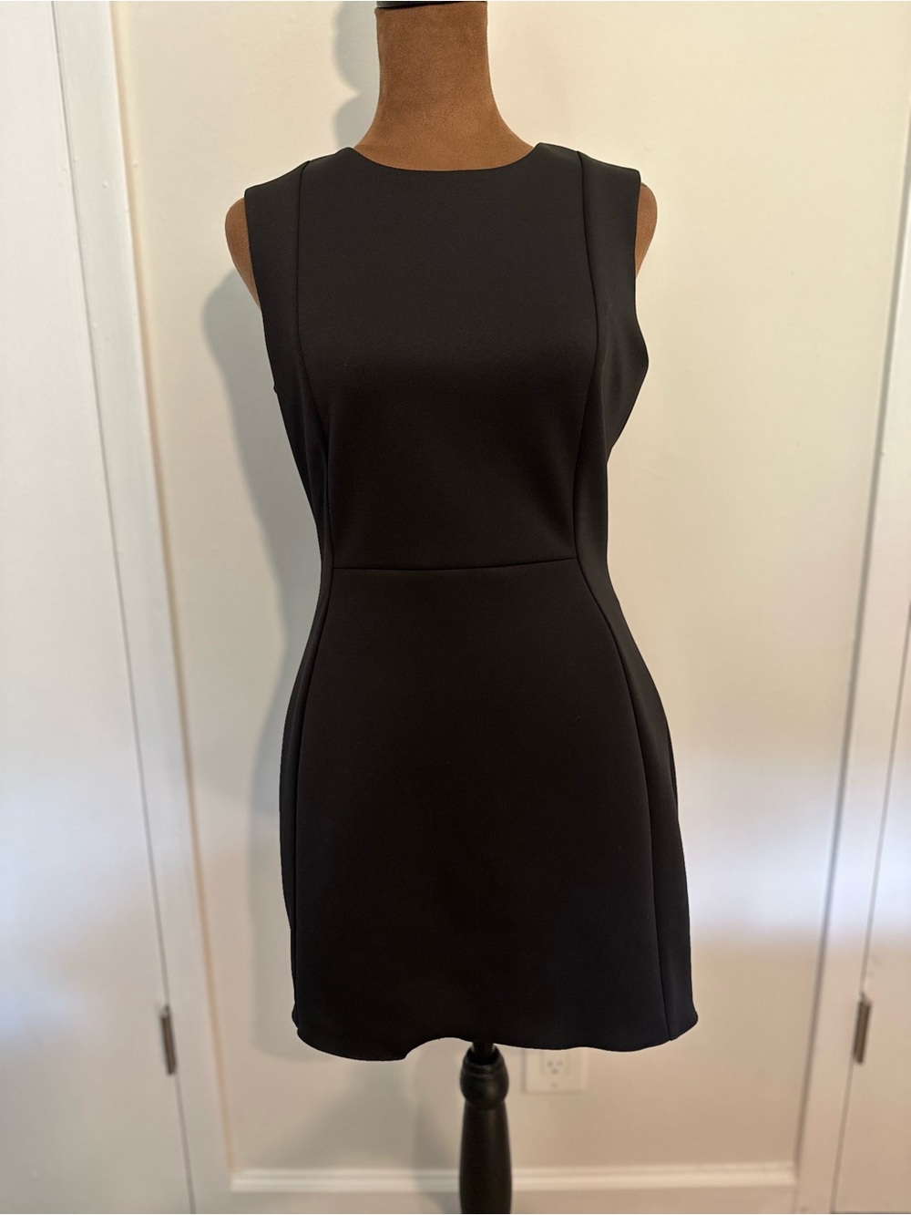 Calvin Klein Black Sleeveless Mini Dress